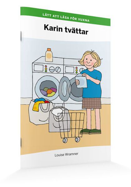Lätt att läsa för vuxna: Karin tvättar